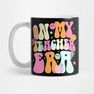 In My Cool Teacher Era In My Teacher Era Word On Back Mug